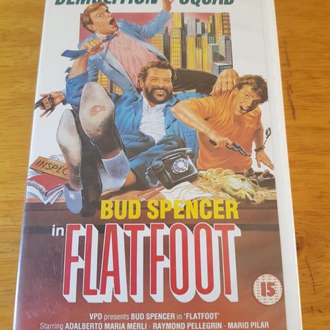 Flatfoot med Bud Spencer vhs