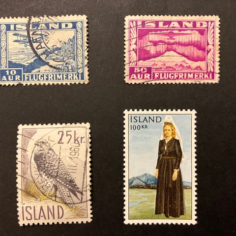 Frimerker ISLAND 1934 / 1960 / 1965