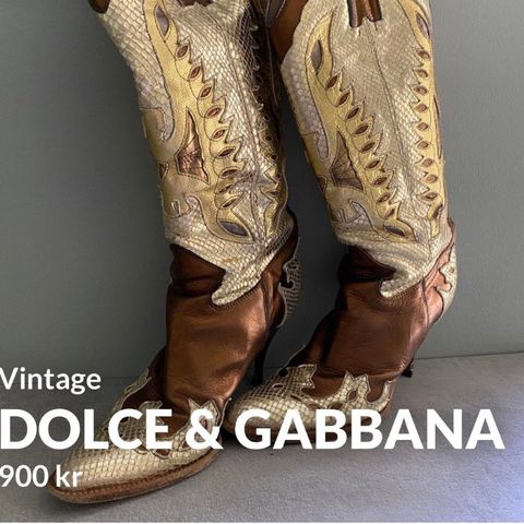 Vintage Dolce & Gabbana boots