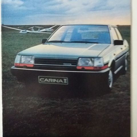 Toyota CARINA II -brosjyre.