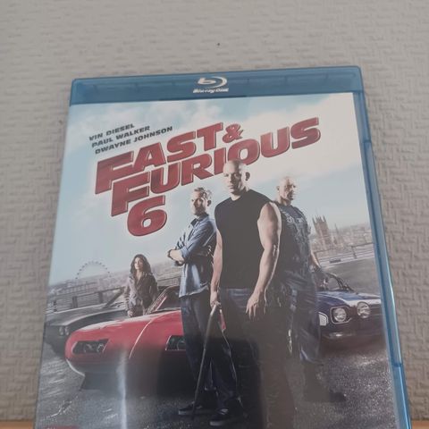 Fast & Furious 6 - Action / Thriller / Krim (BLU-RAY) –  3 filmer for 2