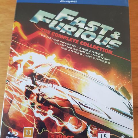 Fast and Furious The complete collection 5 discs Ny