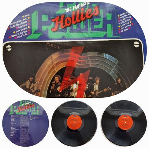 THE HOLLIES/POP POWER 1976 - VINTAGE/RETRO LP-VINYL (ALBUM)