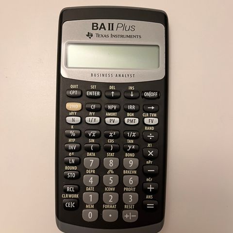 BA II Plus kalkulator