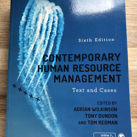 Contemporary human resource management, sixth edition