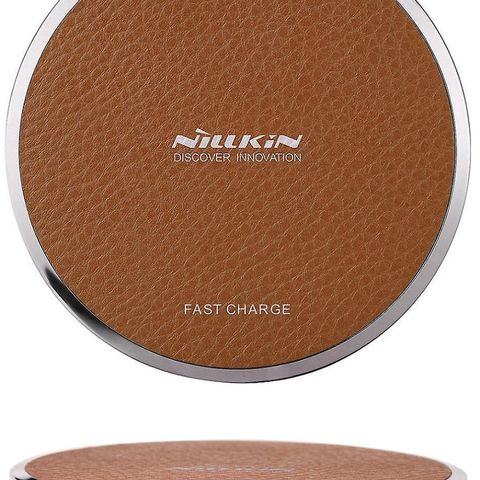 NY NILLKIN MAGIC DISK III 3 WIRELESS FAST CHARGER - Brun / Brown - Gi BUD !