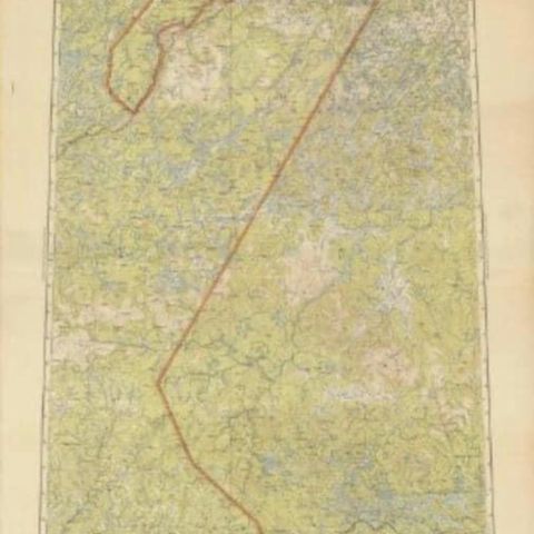 Tysk kart over Litsa fronten (Kirkenes )