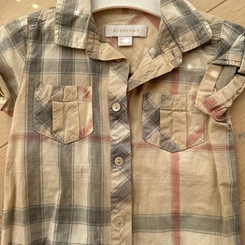 Burberry newborn nyfødt baby body strl 67cm