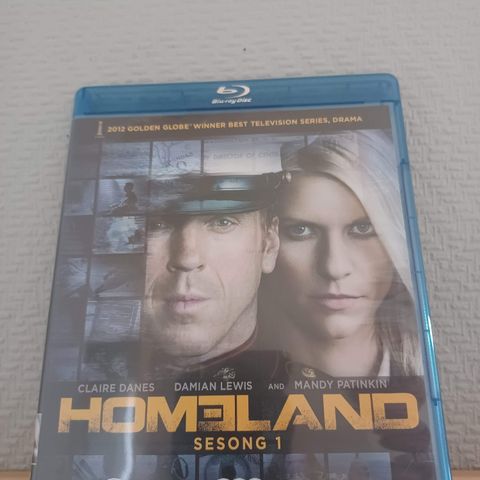 Homeland sesong 1 - Action / Krim / Krig og politikk (BLU-RAY) –  3 filmer for 2