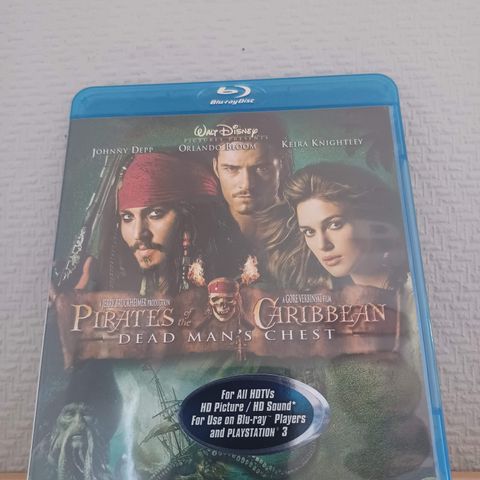 Pirates of the Caribbean - Dead Man's Chest -  (BLU-RAY) –  3 filmer for 2