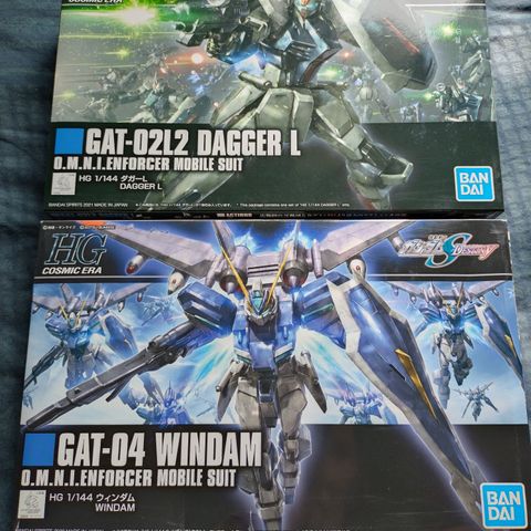 Gundam/Bandai 1/144 HGCE Windam/Dagger L 2 pack sett