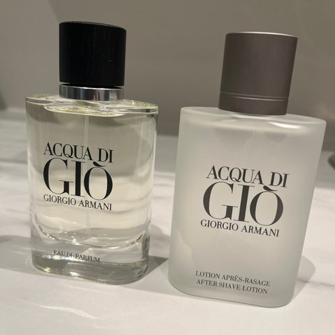 Armani Eau De Parfum & After Shave Lotion