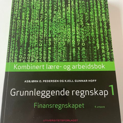 Grunnleggende regnskap 1 & 2