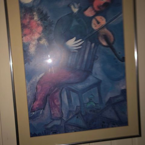 Marc Chagall: «Le Violoniste Bleu" (1947)