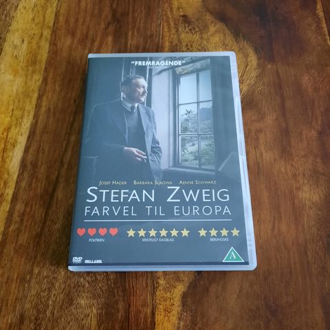 Stefan Zweig: Farvel Til Europa (2016): DVD