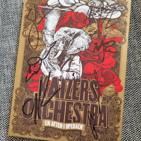 Kaizers Orchestra - En Aften I Operaen SIGNERT