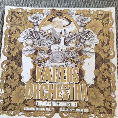 Kaizers Orchestra, programblad fra Operaen