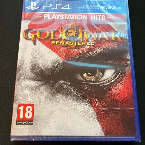 God of War III Remastered Ps4 NY FORSEGLET