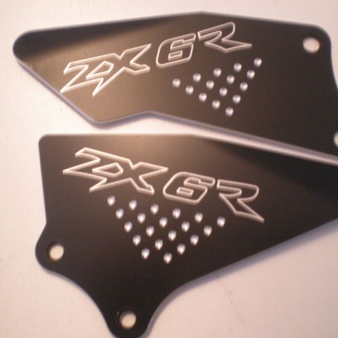 aluminium heel plates zx6r 05/06