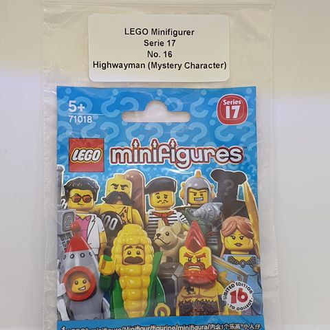 LEGO The Mystery Man (Highwayman) - CMF Series 17 (col17-16)