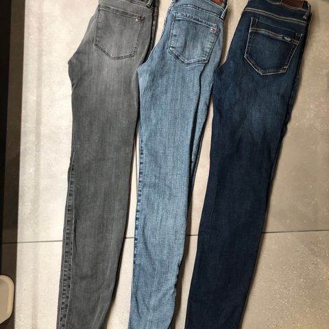Jeans fra Tommy Hilfiger og Marc o polo