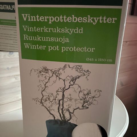 Vinterpottebeskytter fra plantasjen - helt ny!