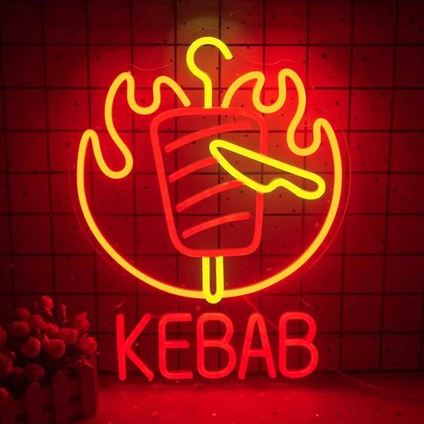 Neonskilt Kebab