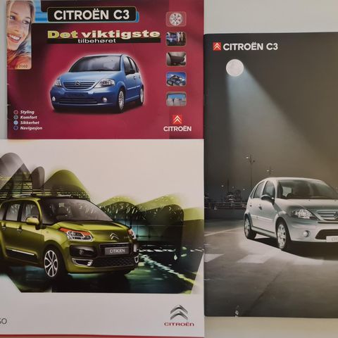 Citroën C3 brosjyrer selges