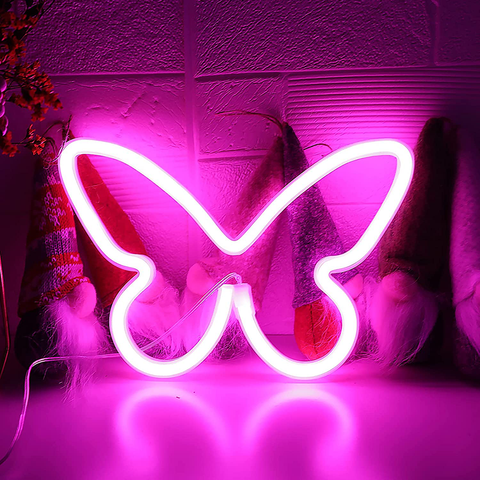 Neon Led Lampe Butterfly