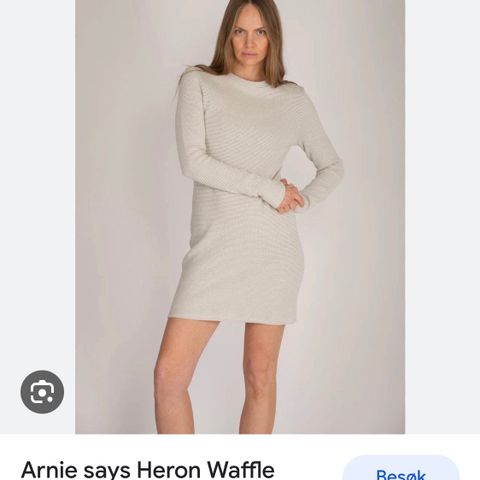 Arnie says Heron waffle dress