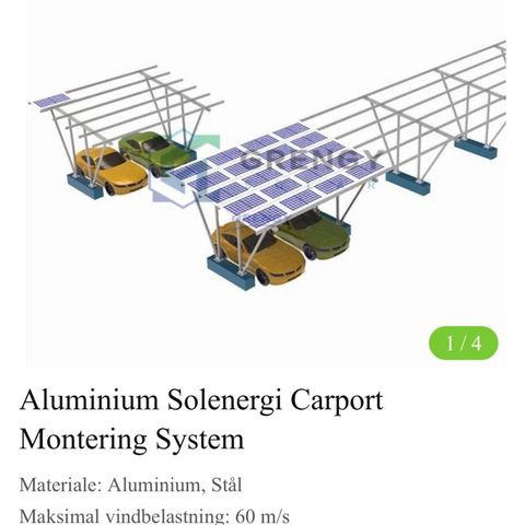 solcelle carport