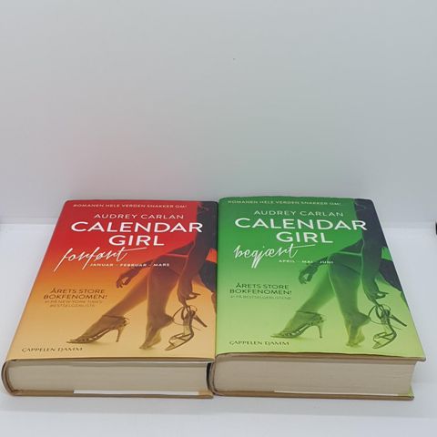 Calendar Girl bok 1 & 2 Hardcover  - Audrey Carlan