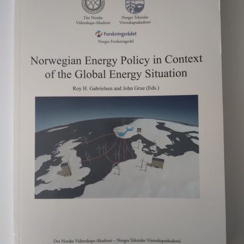 Norwegian energy policy in context of the global energy situation