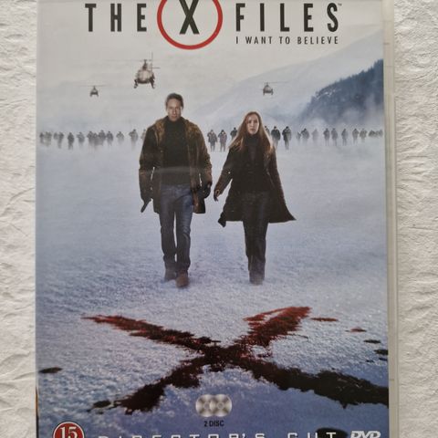 The X-Files I Want To Believe (2008) Director's Cut DVD Film