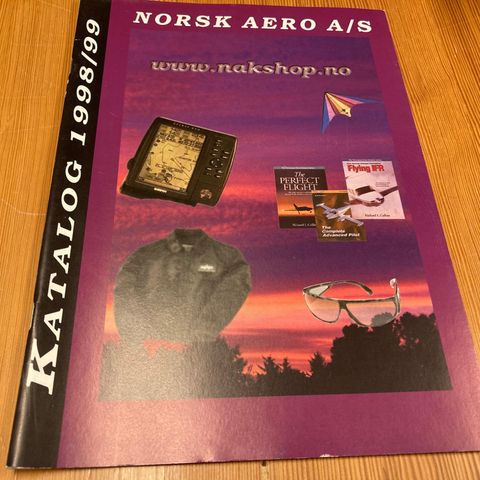 NORSK AERO A/S - NAK SHOP KATALOG 1998/99