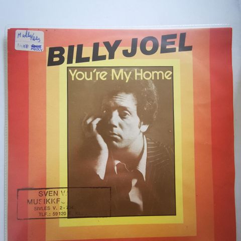 Billy Joel - You're My Home 7"