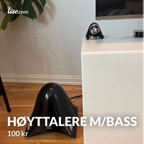 Høyttalere m/bass