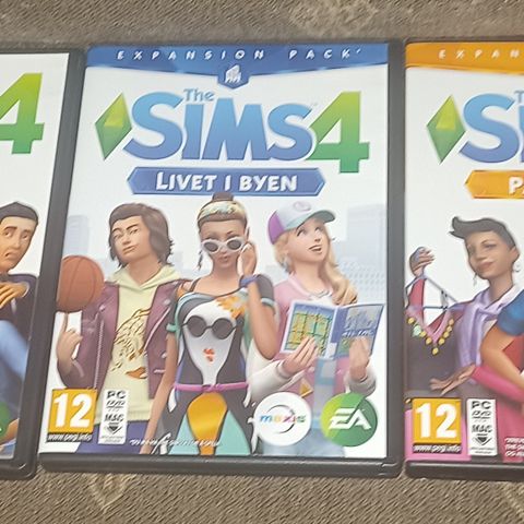 The Sims 4 pc spill med to tileggspakker