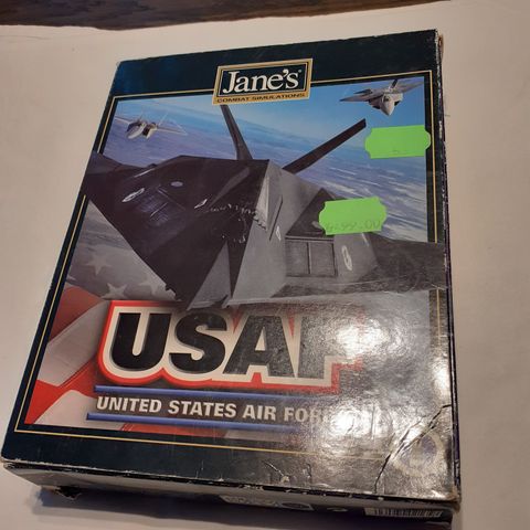 USAF. JANE'S COMBAT SIMULATIONS. BIG BOX PC SPILL. 1999.