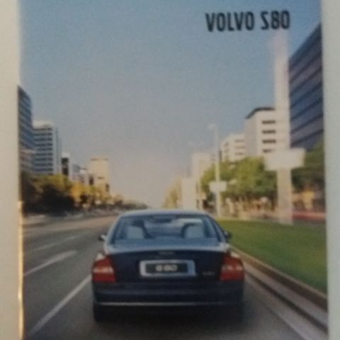 VOLVO S80 -brosjyre. ( NORSK )