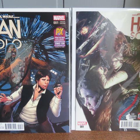 Star Wars Han Solo 1-5 pluss 4 variant Editions.