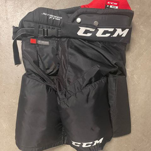 CCM hockeybukse SR svart str M