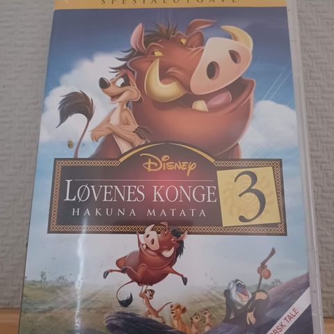 Løvenes konge 3 - Hakuna matata - Animasjon / Komedie  (DVD) –  3 filmer for 2