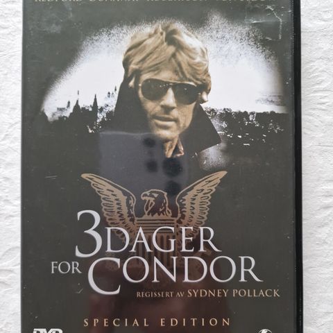 3 Dager For Condor (1975) Special Edition DVD Film