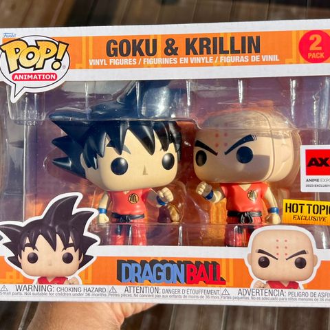 Funko Pop! Goku & Krillin (2 Pack) | Dragon Ball | Excl. to LA Anime Expo