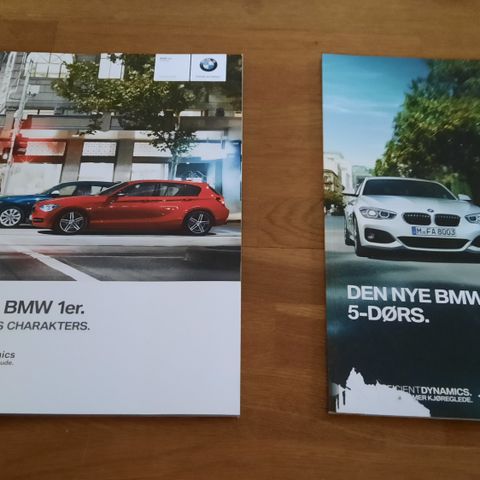 BMW F22 / F23 og F20, F21 originale brosjyrer