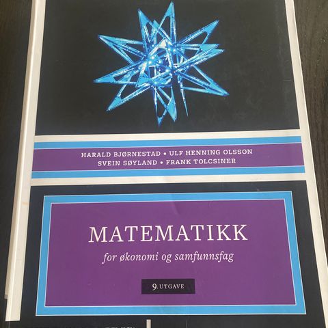 Matematikk for økonomi og samfunnsfag