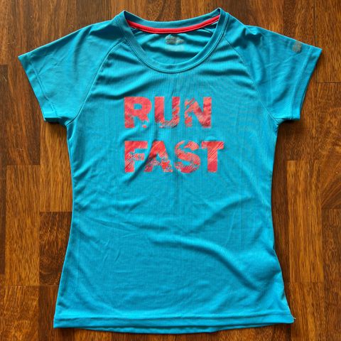 Frank Shorter t-skjorte til trening "run fast" størrelse 36 [ubrukt]