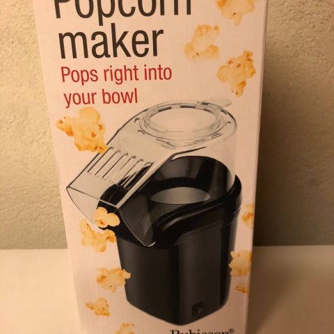 Ny popkorn maker.