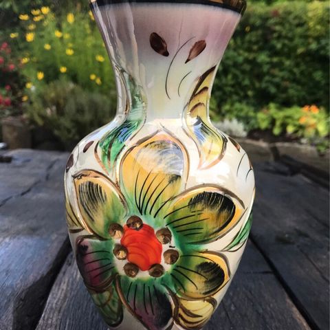 Vintage porselen vase